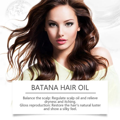 Anti-Loss Hair Oil Organic Batana Oil Natural Treatment for Scaple,Strengthen Hair Roots Fluffy Moisturizing for Hair Care Serum