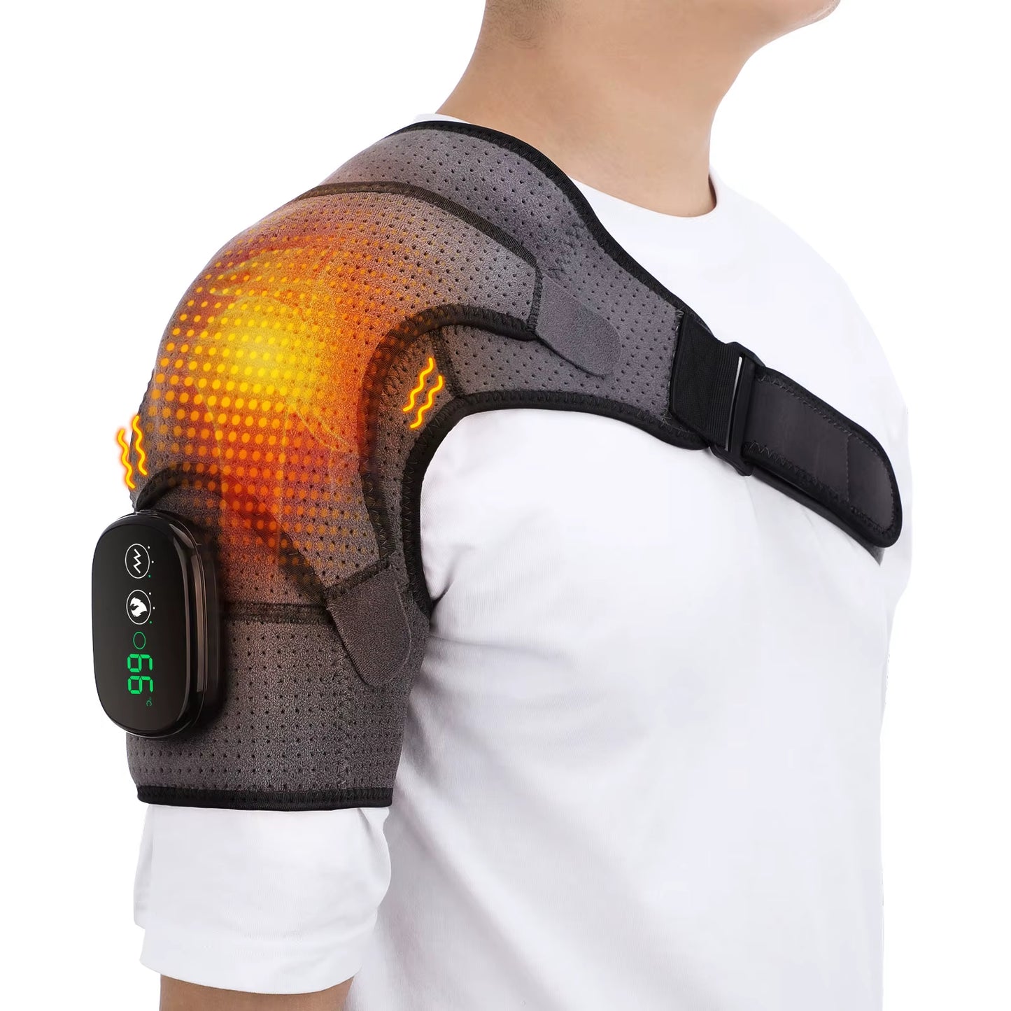 Electric Heating Shoulder Brace Massage Support Belt