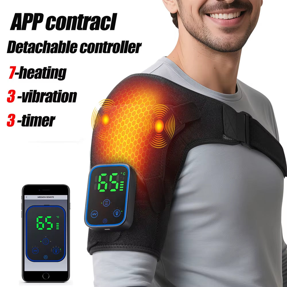 Electric Heating Shoulder Brace Massage Support Belt