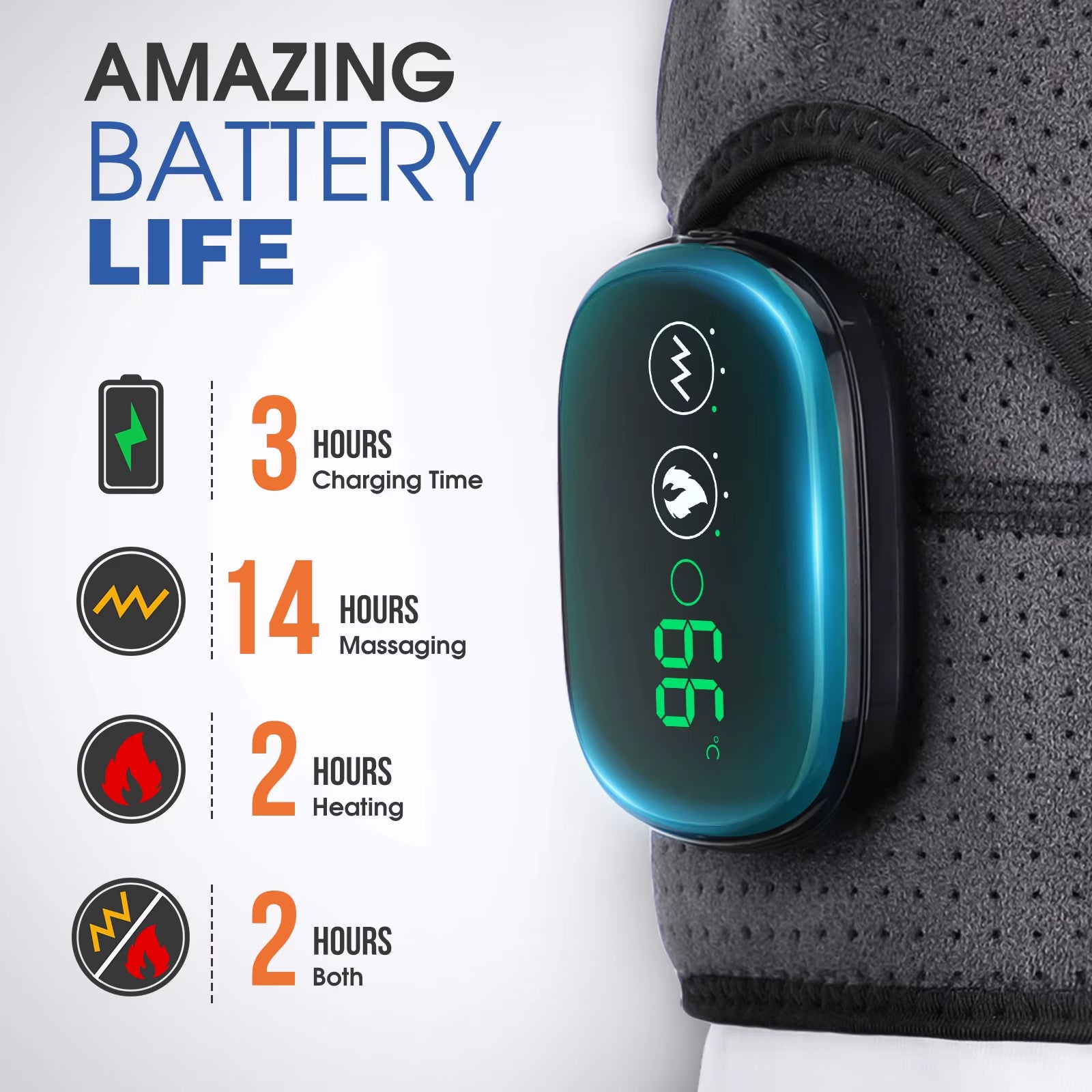 Electric Heating Shoulder Brace Massage Support Belt